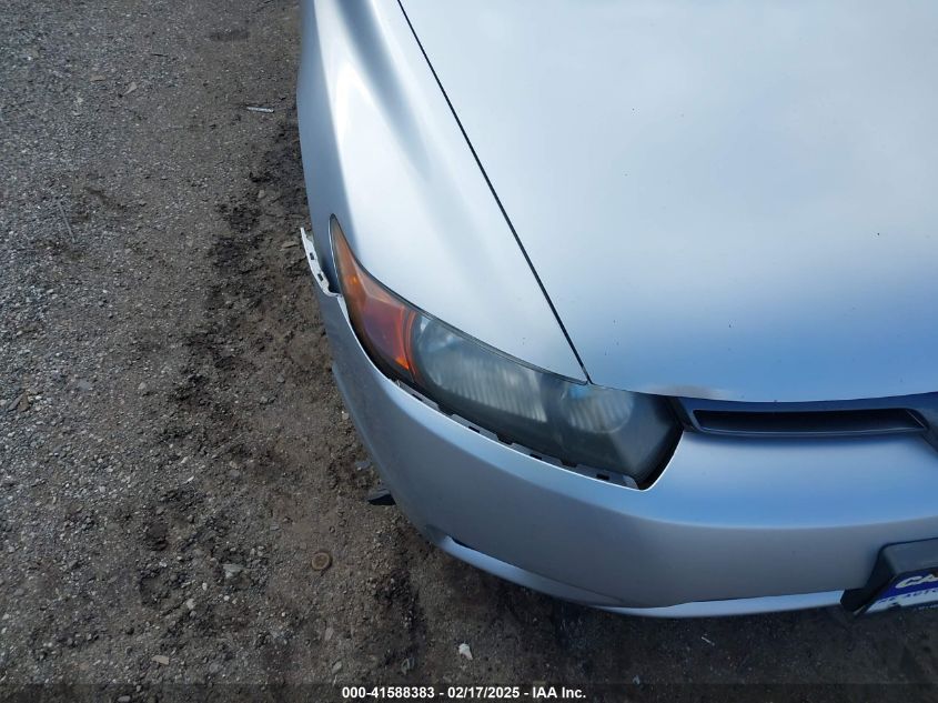 2008 Honda Civic Lx VIN: 2HGFG12618H527437 Lot: 41588383