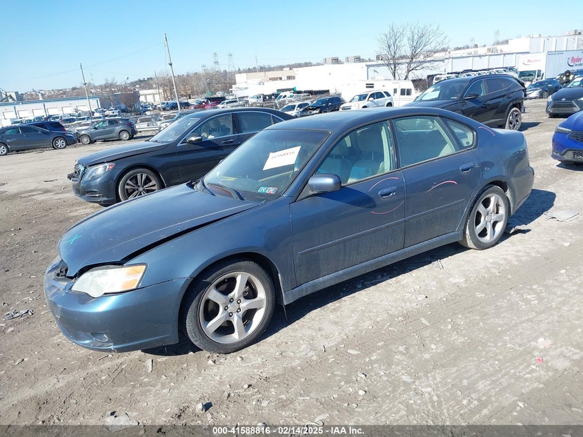 2006 SUBARU LEGACY VIN: 4S3BL626067214300