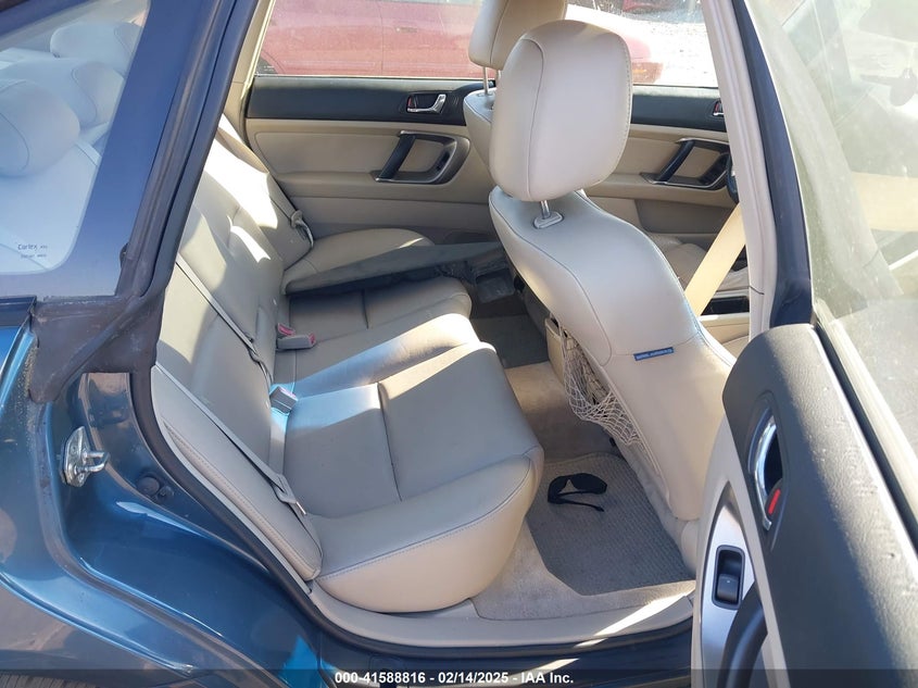 2006 SUBARU LEGACY VIN: 4S3BL626067214300