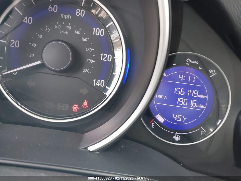 2016 Honda Fit Lx VIN: JHMGK5H55GX032352 Lot: 41588928