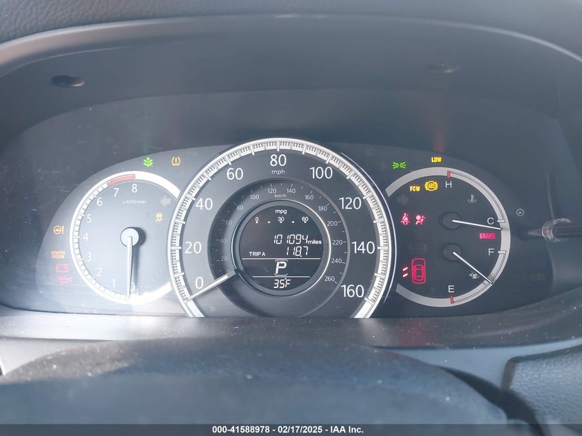 2015 HONDA ACCORD VIN: 1HGCR2F85FA110316