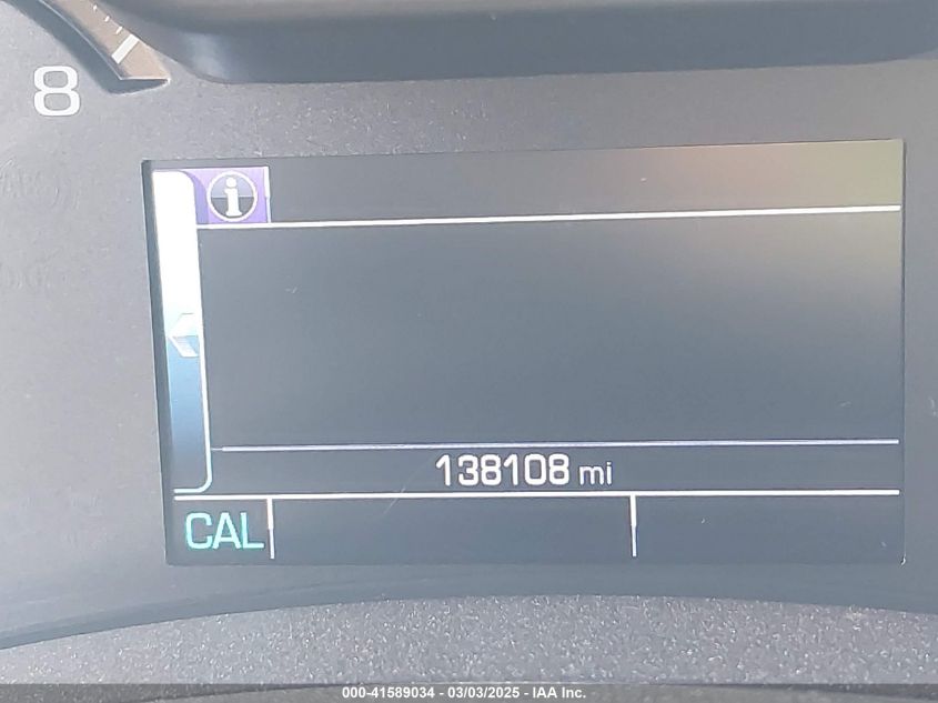 2016 Chevrolet Impala Ls VIN: 2G1145S31H9138475 Lot: 41589034