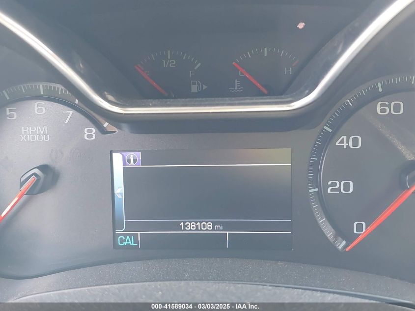 2016 Chevrolet Impala Ls VIN: 2G1145S31H9138475 Lot: 41589034