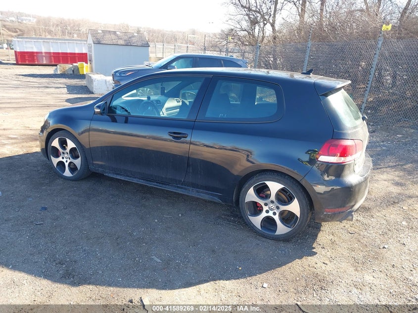 2012 VOLKSWAGEN GTI VIN: WVWFV7AJ7CW122741