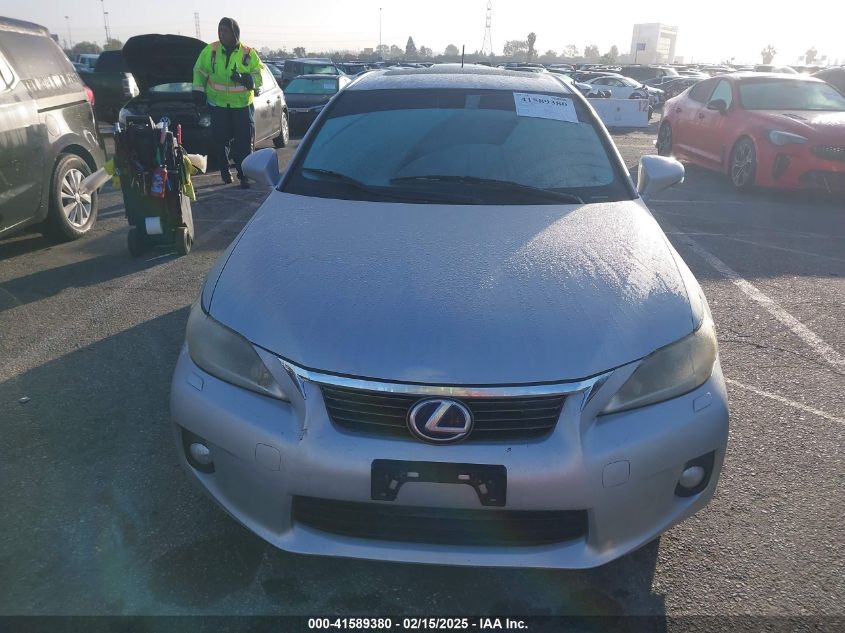 2012 Lexus Ct 200H Premium VIN: JTHKD5BH9C2075784 Lot: 41589380