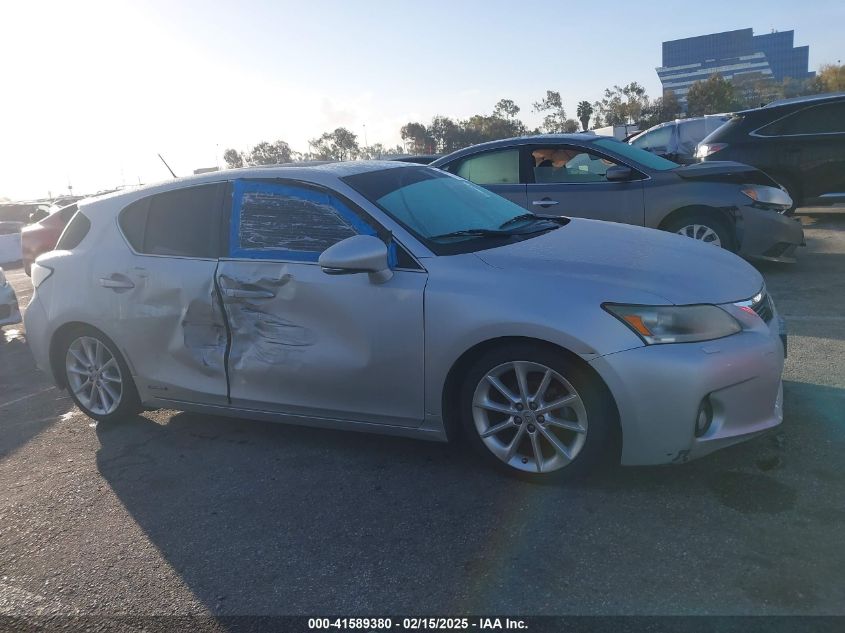 2012 Lexus Ct 200H Premium VIN: JTHKD5BH9C2075784 Lot: 41589380