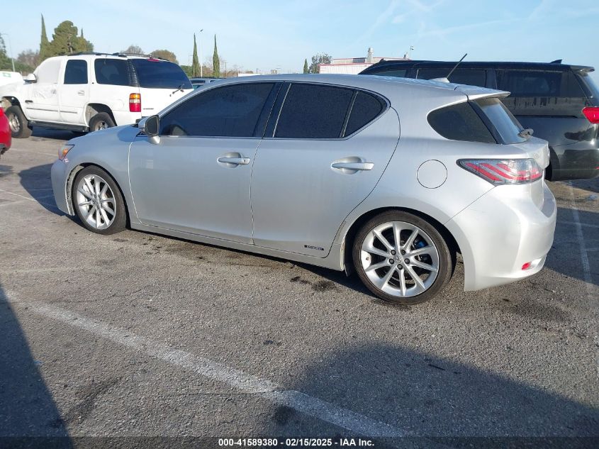2012 Lexus Ct 200H Premium VIN: JTHKD5BH9C2075784 Lot: 41589380