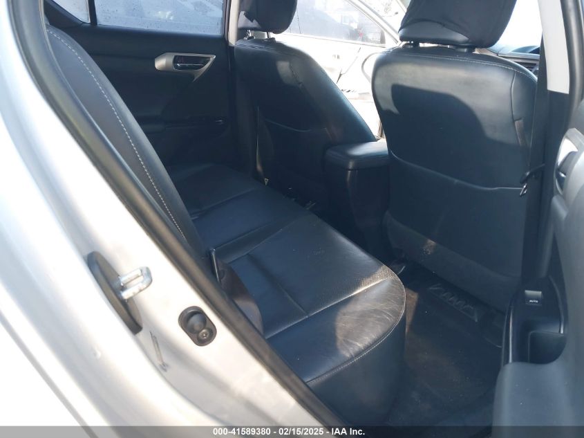 2012 Lexus Ct 200H Premium VIN: JTHKD5BH9C2075784 Lot: 41589380