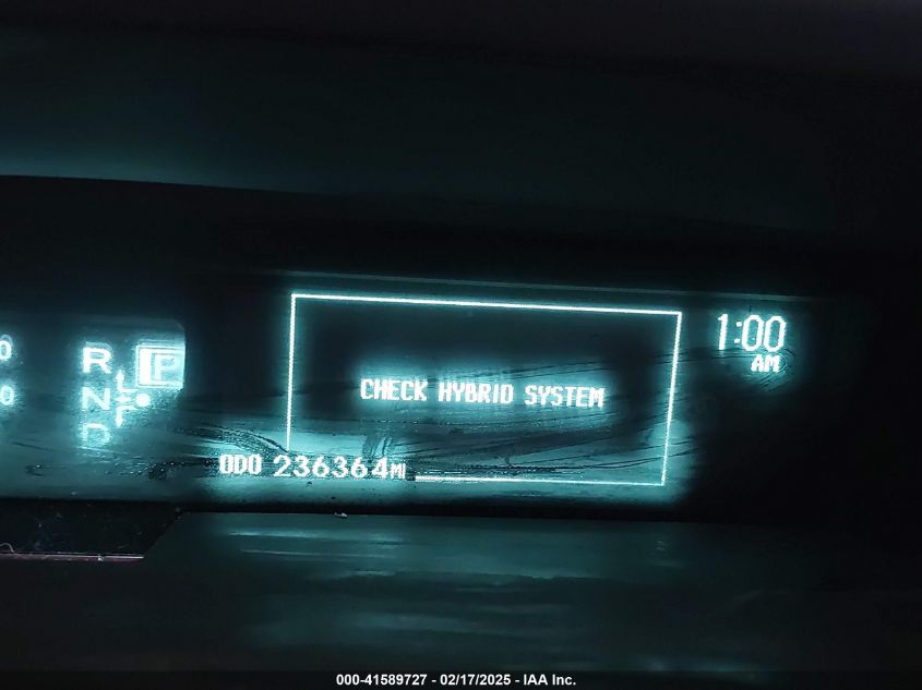 2011 Toyota Prius Two VIN: JTDKN3DU3B5308598 Lot: 41589727