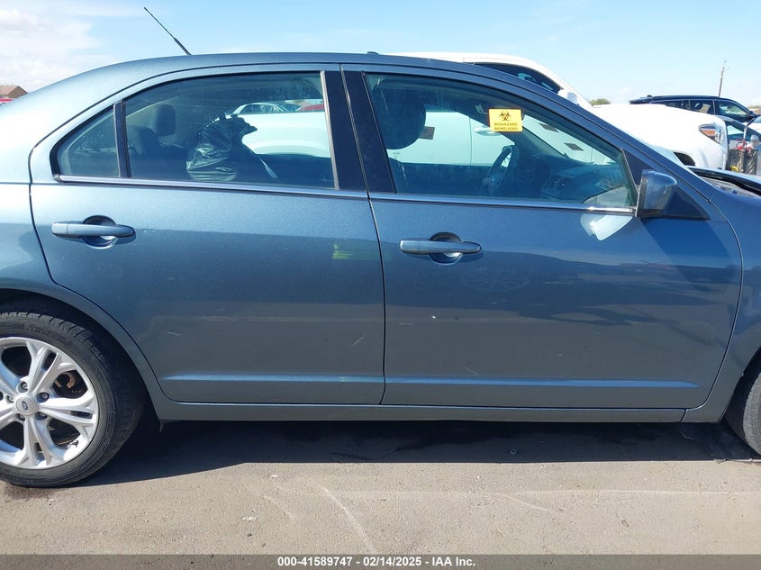 2012 FORD FUSION VIN: 3FAHP0HA6CR315794