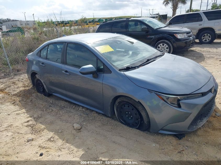 2021 Toyota Corolla Le VIN: 5YFEPMAE7MP180639 Lot: 41590481