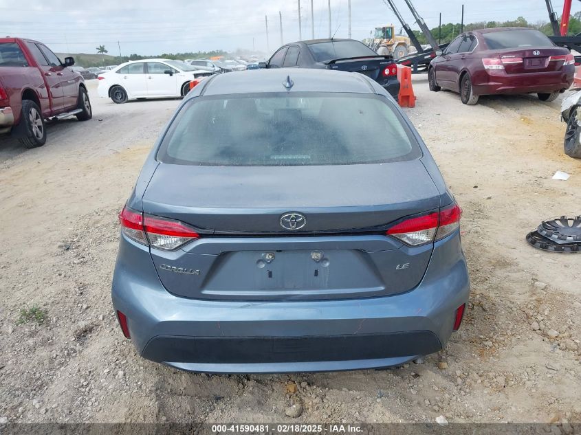 2021 Toyota Corolla Le VIN: 5YFEPMAE7MP180639 Lot: 41590481