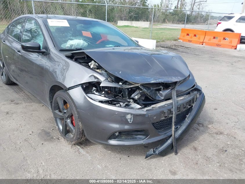 2016 Dodge Dart Sxt VIN: 1C3CDFBB9GD516562 Lot: 41590885