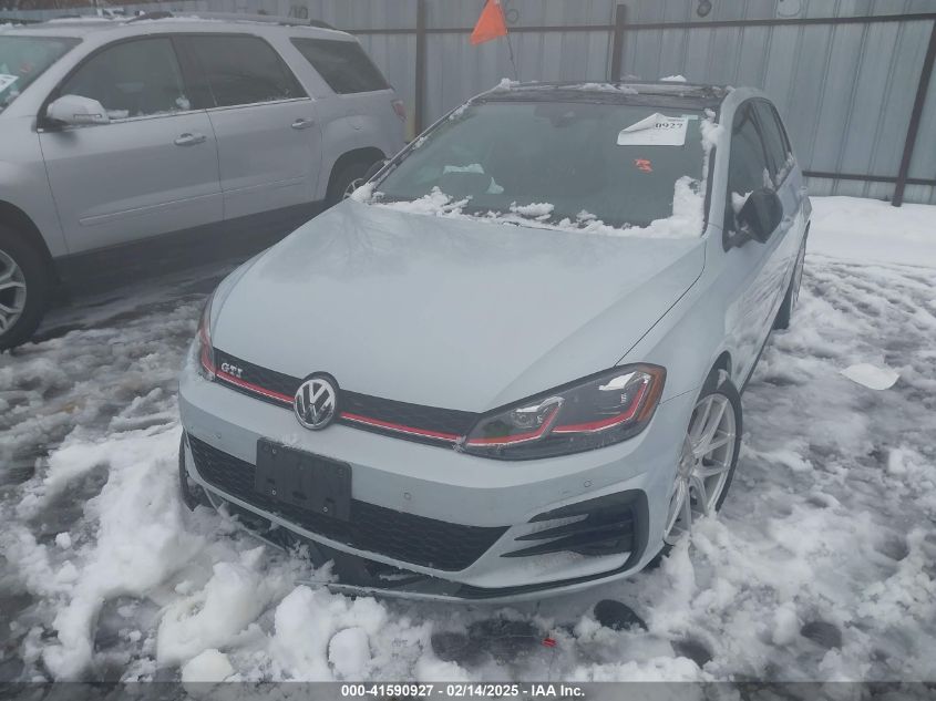 2019 Volkswagen Golf Gti 2.0T Autobahn/2.0T Rabbit Edition/2.0T S/2.0T Se VIN: 3VW6T7AU2KM013597 Lot: 41590927
