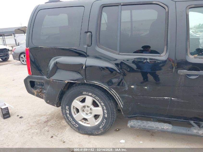 2007 Nissan Xterra S VIN: 5N1AN08U97C546202 Lot: 41591152