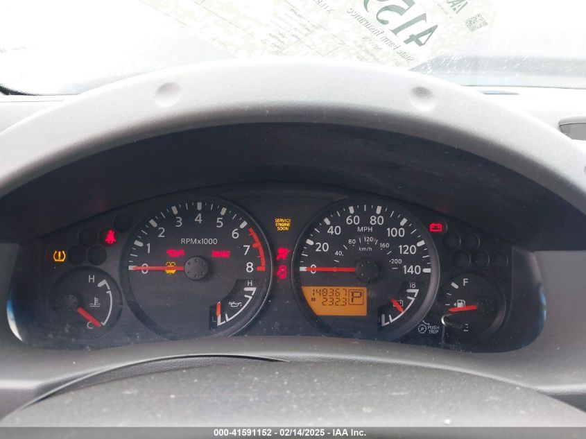 2007 Nissan Xterra S VIN: 5N1AN08U97C546202 Lot: 41591152