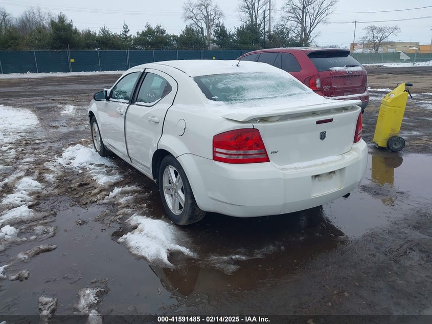 1B3LC56K58N298751 2008 DODGE AVENGER photo no. 3