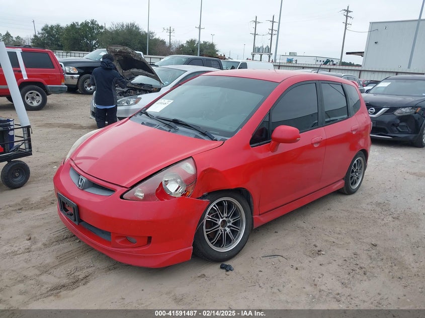 2007 HONDA FIT VIN: JHMGD38647S064889