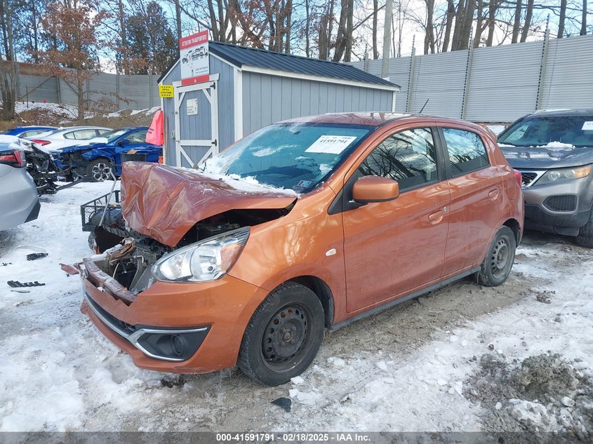 2018 MITSUBISHI MIRAGE VIN: ML32A3HJ6JH011627