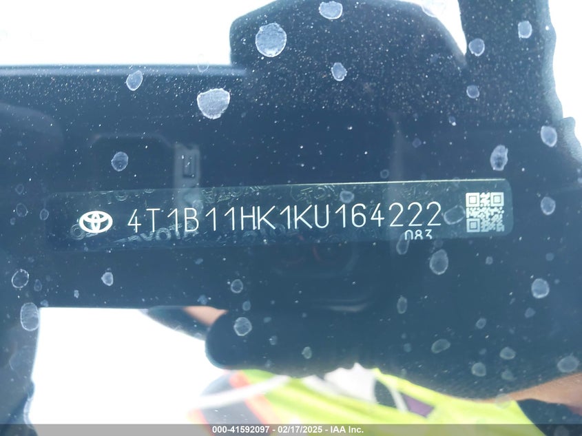 2019 TOYOTA CAMRY SE - 4T1B11HK1KU164222