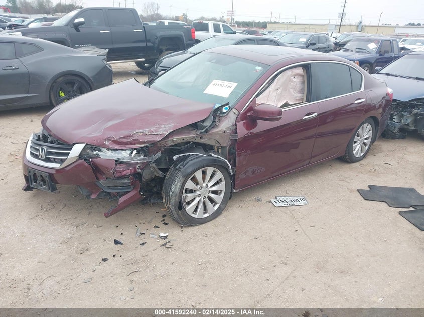 2014 HONDA ACCORD VIN: 1HGCR2F80EA055045