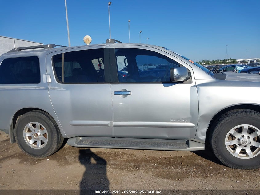 2004 Nissan Pathfinder Armada Se Off-Road VIN: 5N1AA08A74N736744 Lot: 41592513