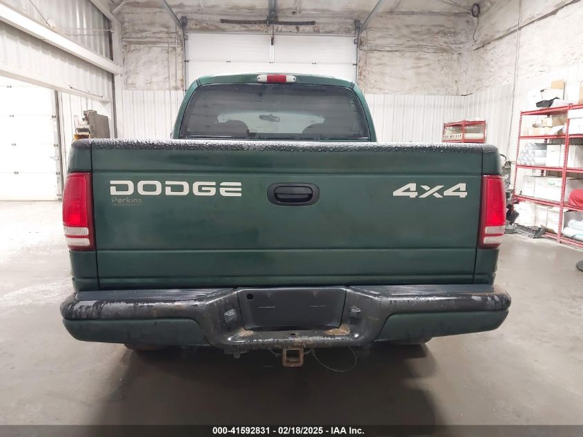 2000 Dodge Dakota Slt/Sport VIN: 1B7HG2AZ7YS777329 Lot: 41592831