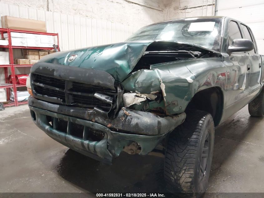 2000 Dodge Dakota Slt/Sport VIN: 1B7HG2AZ7YS777329 Lot: 41592831