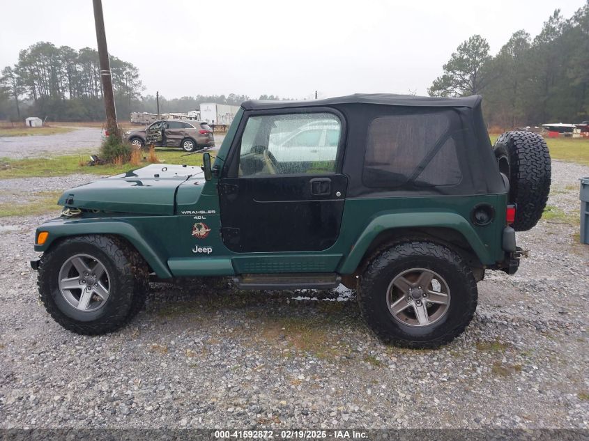 2000 Jeep Wrangler Sahara VIN: 1J4FA59SXYP701098 Lot: 41592872