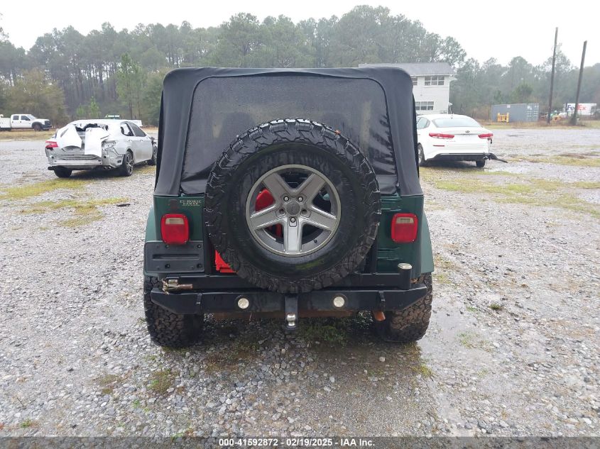 2000 Jeep Wrangler Sahara VIN: 1J4FA59SXYP701098 Lot: 41592872