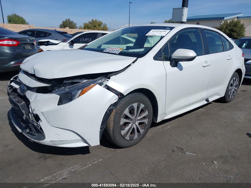 2022 TOYOTA COROLLA VIN: JTDEAMDE8N3012421