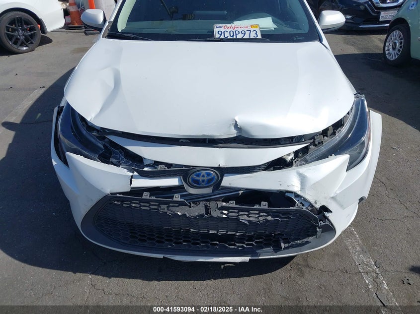 2022 TOYOTA COROLLA VIN: JTDEAMDE8N3012421