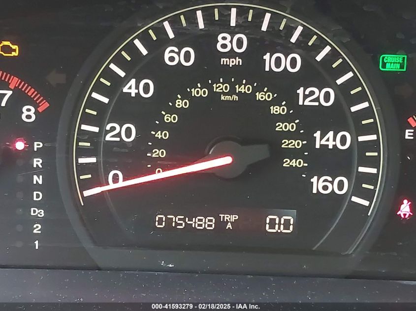 2004 Honda Accord 2.4 Lx VIN: JHMCM56324C021743 Lot: 41593279