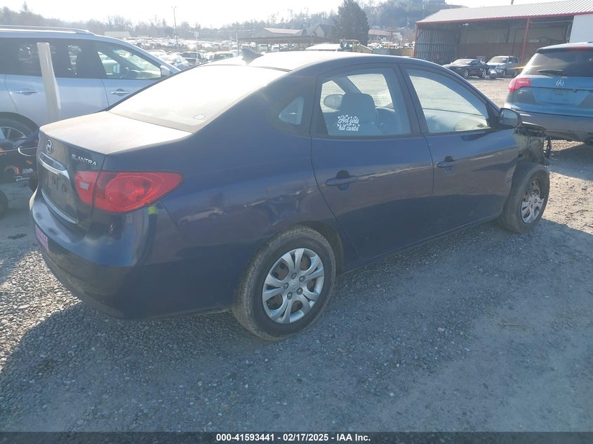 2010 HYUNDAI ELANTRA VIN: KMHDU4ADXAU176297