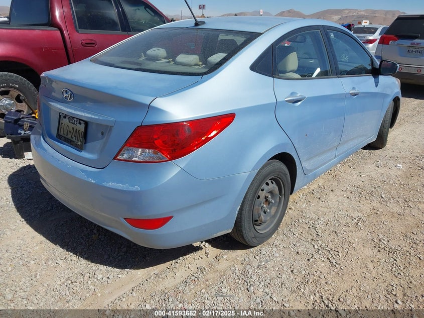 2013 HYUNDAI ACCENT VIN: KMHCT4AE0DU317504