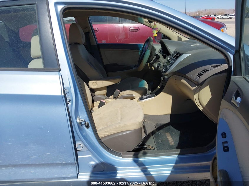 2013 HYUNDAI ACCENT VIN: KMHCT4AE0DU317504