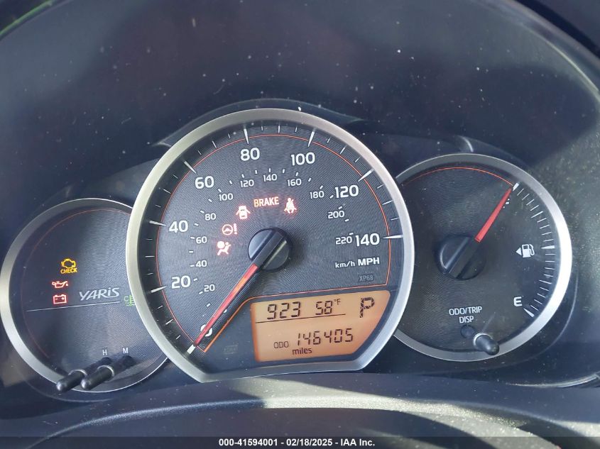 2012 Toyota Yaris Le VIN: JTDKTUD33CD526339 Lot: 41594001