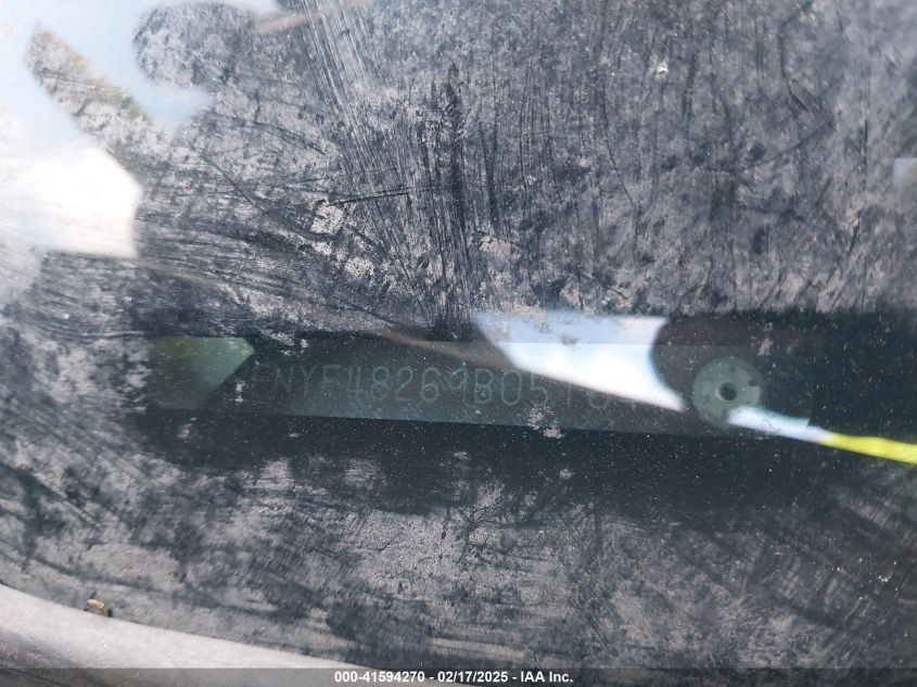 2009 Honda Pilot Lx VIN: 5FNYF48269B051841 Lot: 41594270