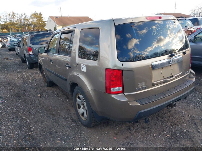 2009 HONDA PILOT auction photo 3