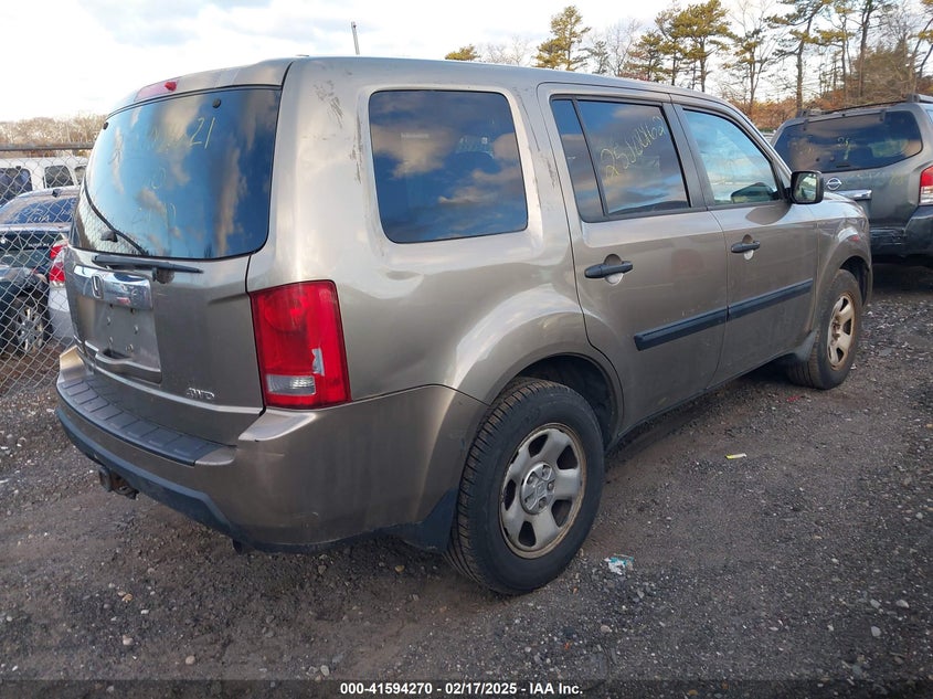 2009 HONDA PILOT auction photo 4