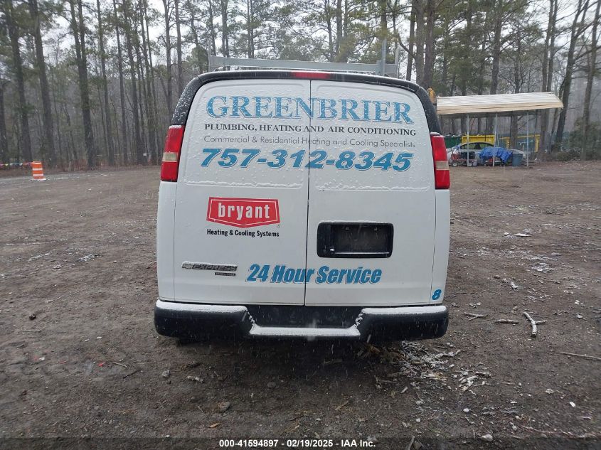 2013 Chevrolet Express 2500 Work Van VIN: 1GCWGFCA1D1131810 Lot: 41594897