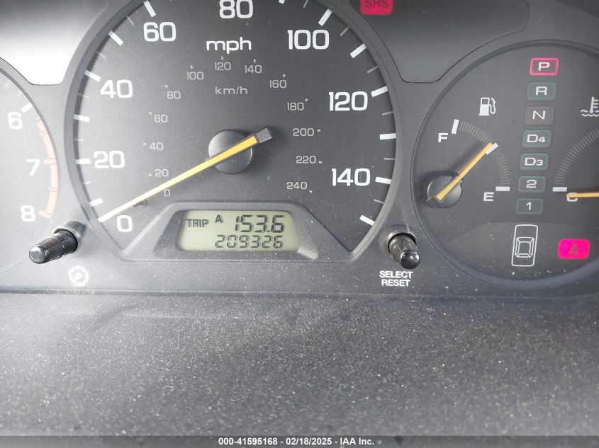 2000 Honda Accord 3.0 Ex VIN: 1HGCG1658YA095304 Lot: 41595168