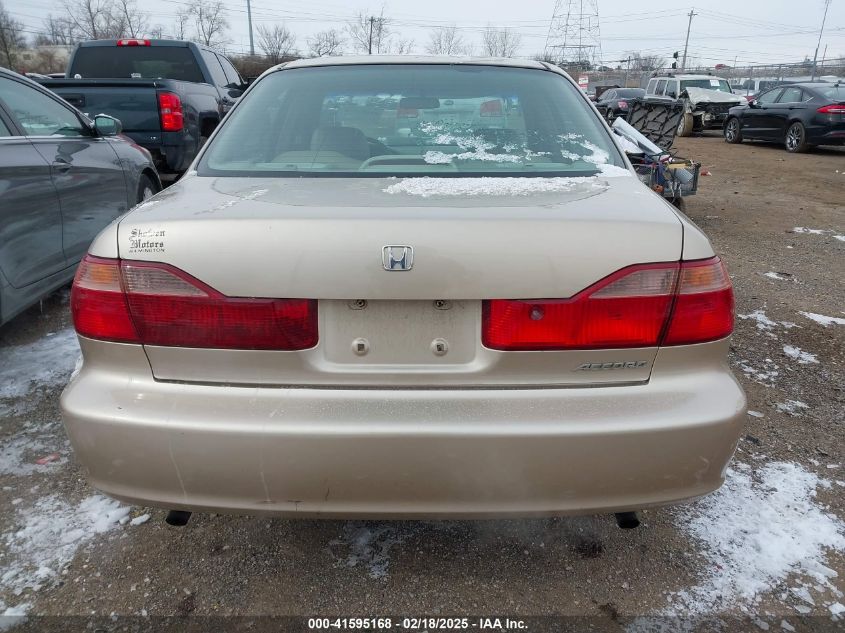 2000 Honda Accord 3.0 Ex VIN: 1HGCG1658YA095304 Lot: 41595168