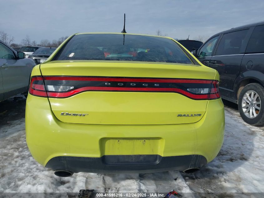 2013 Dodge Dart Rallye VIN: 1C3CDFBA5DD176118 Lot: 41595216