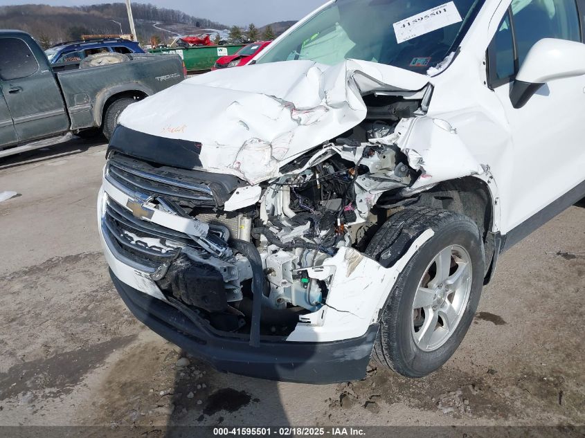 2016 Chevrolet Trax 1Ls VIN: 3GNCJNSB2GL182925 Lot: 41595501