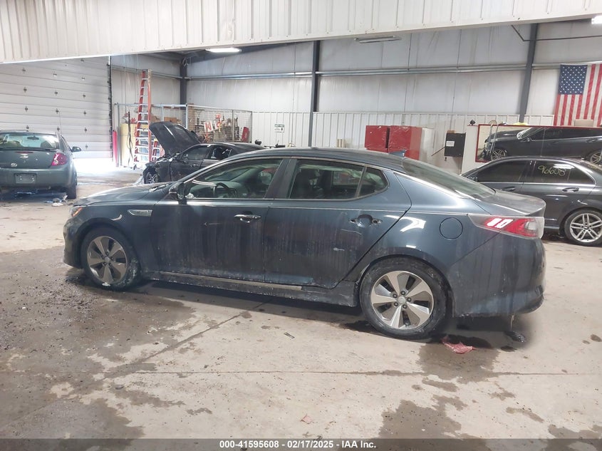 2014 Kia Optima Hybrid Ex VIN: KNAGN4AD9E5063579 Lot: 41595608