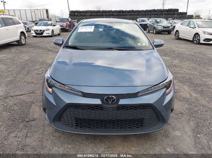 2020 Toyota Corolla Le VIN: JTDEPRAE7LJ075924 Lot: 41596216