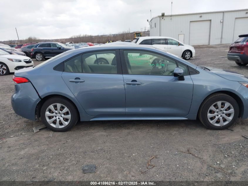 2020 Toyota Corolla Le VIN: JTDEPRAE7LJ075924 Lot: 41596216