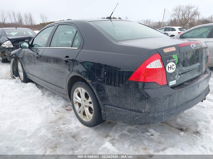 2012 FORD FUSION VIN: 3FAHP0HA1CR140841