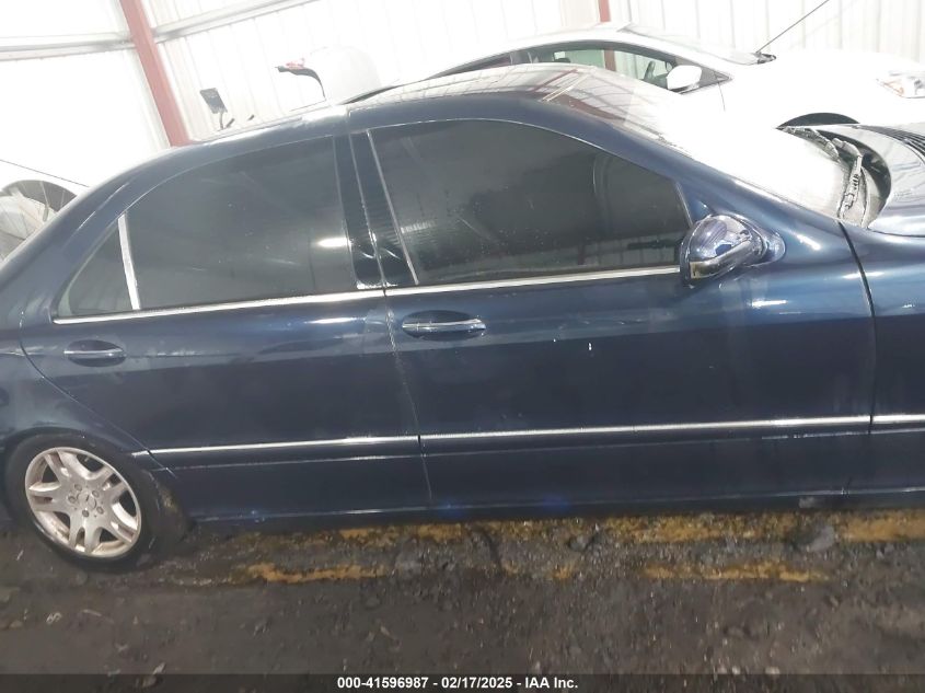 2000 Mercedes-Benz S 500 VIN: WDBNG75J1YA080747 Lot: 41596987